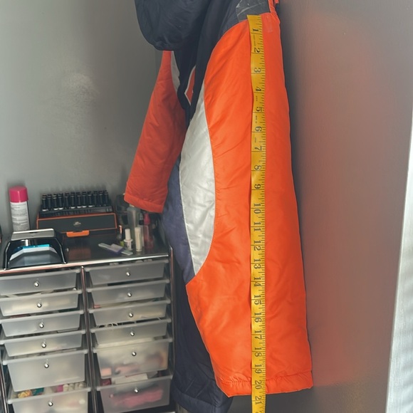 Bears jacket size youth 10/12 blue and orange color - Picture 10 of 11